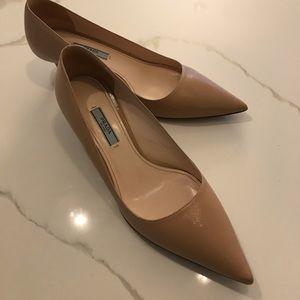 Authentic Prada nude pumps